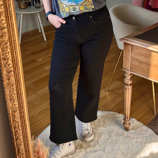 Jean noir coupe droite (petite)