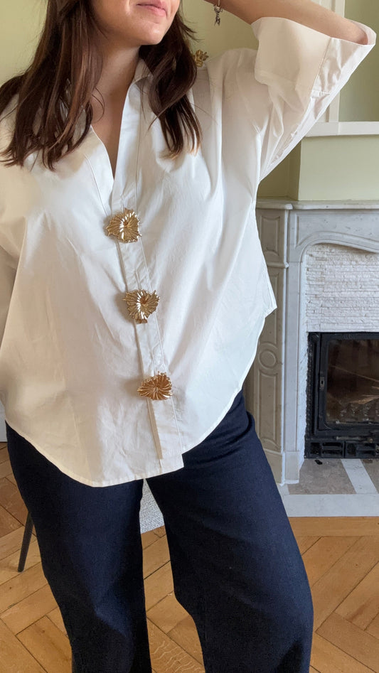 Chemise blanche oversize