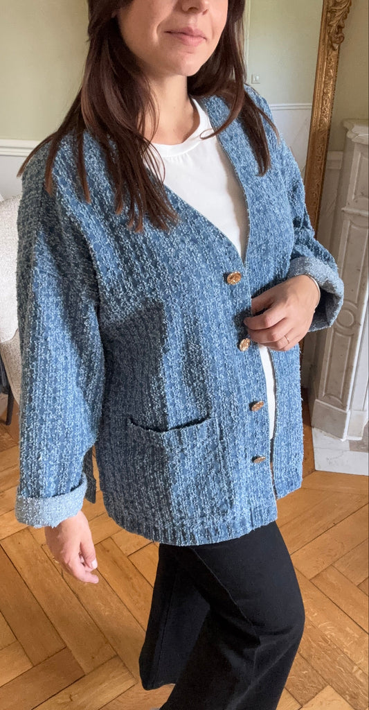 Veste en jean oversize