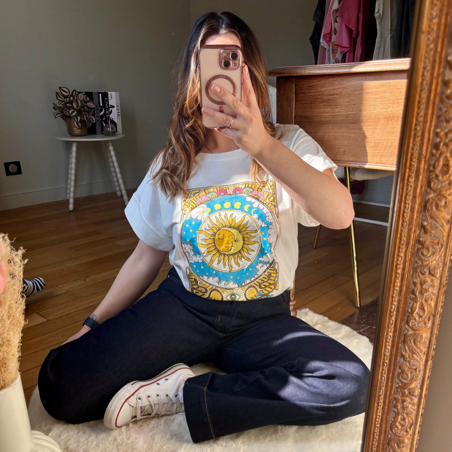 T-shirt Mystical gris ou blanc