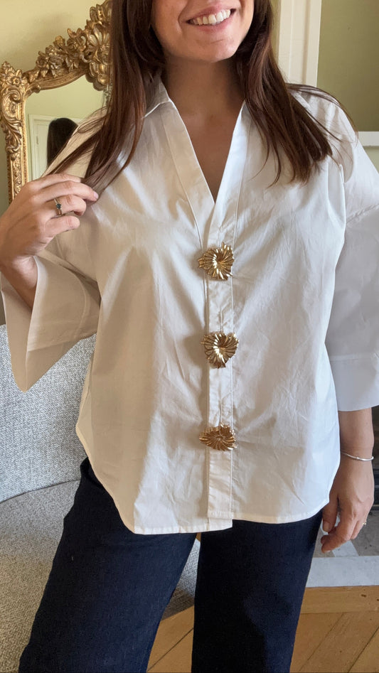 Chemise blanche oversize