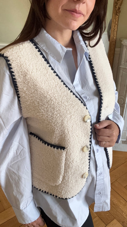 Gilet sans manches "sherpa"