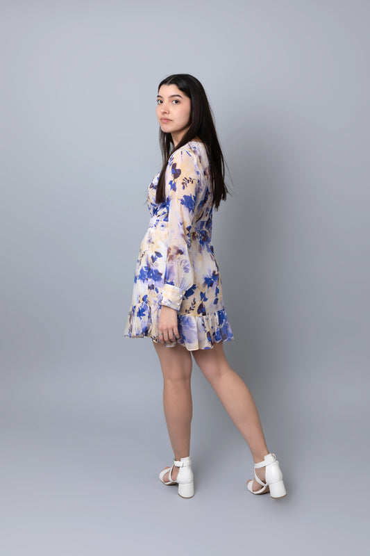 ♥ Vestido índigo "Dos Corazones"