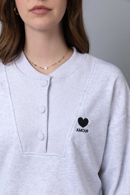 ♥ Sudadera de amor "Dos corazones"