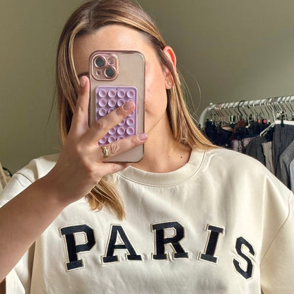 T-shirt oversize brodé "PARIS"