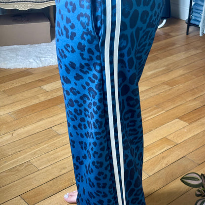 Jogging bleu léopard