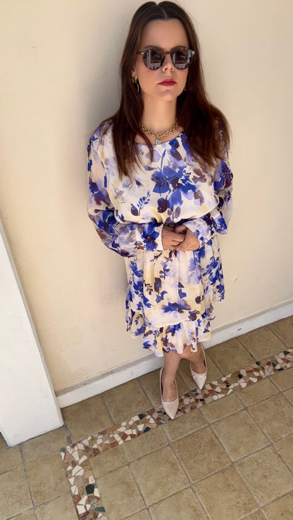 Robe fluide floral