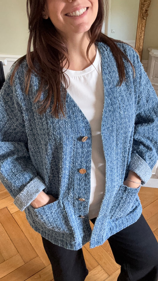 Veste en jean oversize