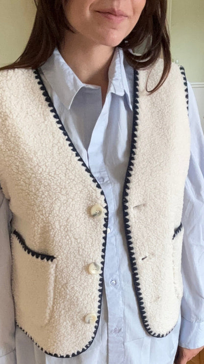 Gilet sans manches "sherpa"