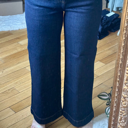Jean coupe flare brut