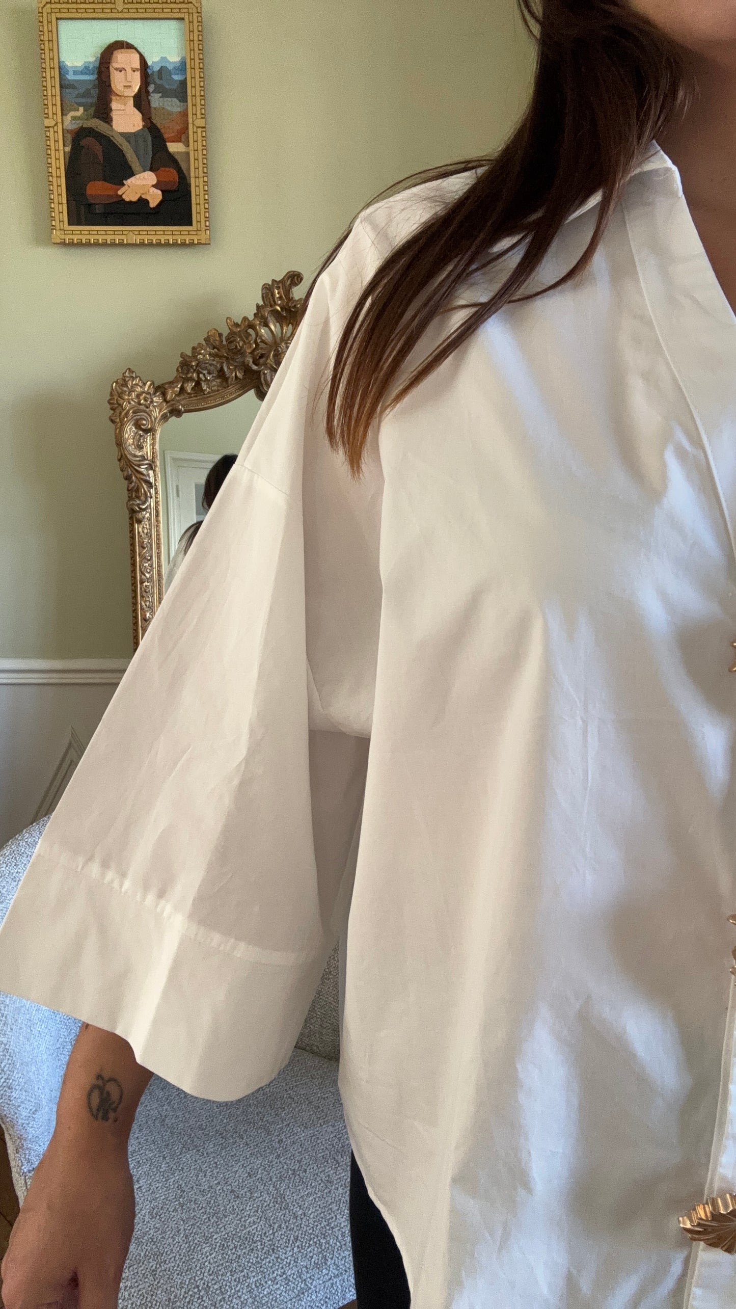Chemise blanche oversize