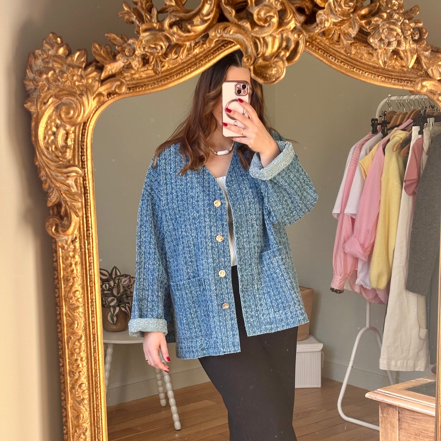 Veste en jean oversize
