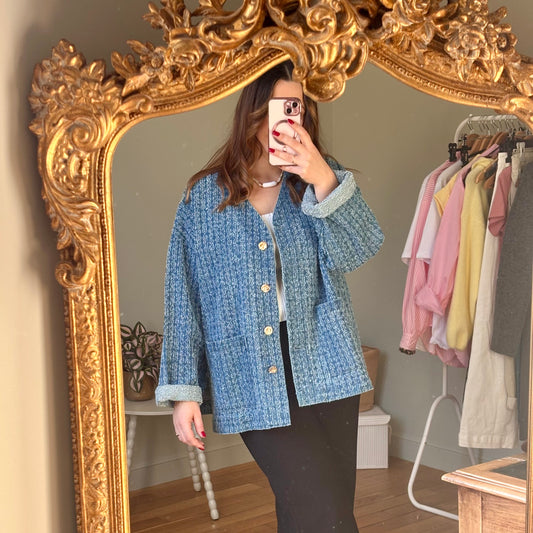 Veste en jean oversize