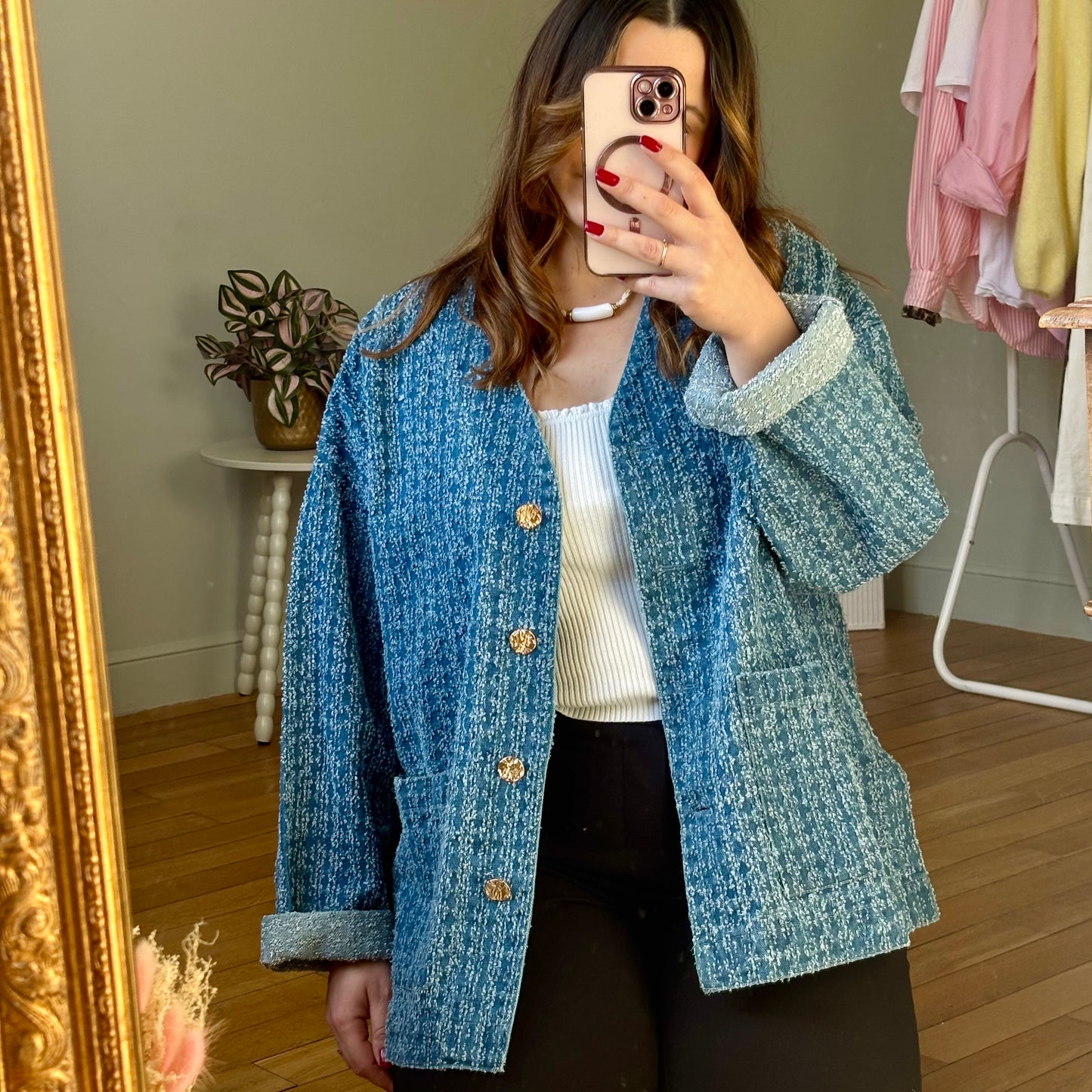 Veste en jean oversize