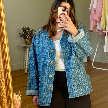 Veste en jean oversize