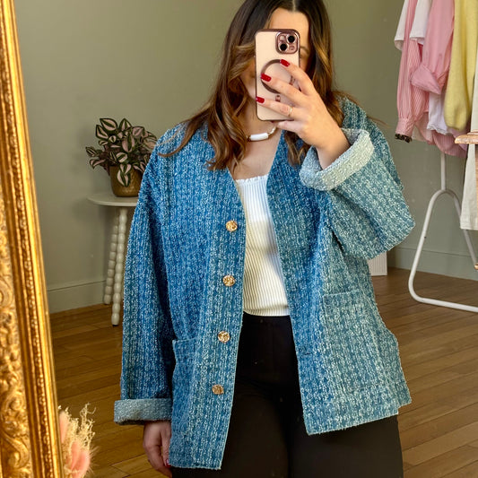 Veste en jean oversize